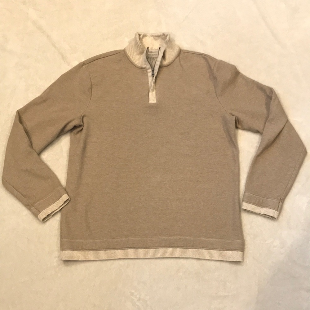 Banana Republic Factory 1/4 Zip Sweatshirt Sz L